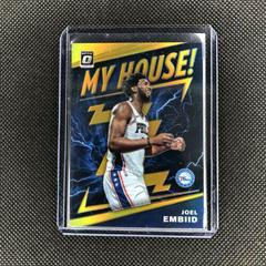 Joel Embiid [Gold] Basketball Cards 2019 Panini Donruss Optic My House Prices