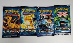 10x Pokemon XY Evolutions Booster Pack Lot New Factory Sealed Unweighed Cards 