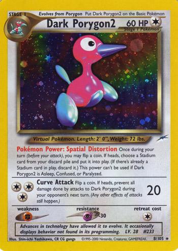 Dark Porygon2 #8 Pokemon Neo Destiny