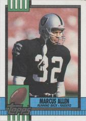 Marcus Allen #289 Football Cards 1990 Topps Prices