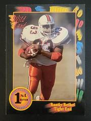 Randy Bethel Football Cards 1991 Wild Card College Draft Picks Prices