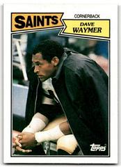 Dave Waymer Football Cards 1987 Topps Prices