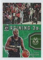 Khris Middleton [Green] Basketball Cards 2021 Panini Donruss Optic Raining 3s Prices