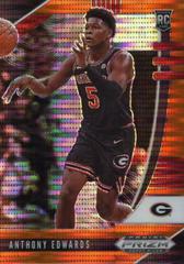 Anthony Edwards [Orange Pulsar] #41 Basketball Cards 2020 Panini Prizm Draft Picks Prices