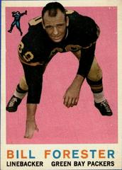 Bill Forester #39 Football Cards 1959 Topps Prices