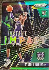 Tyrese Haliburton [Green] #9 Basketball Cards 2020 Panini Prizm Instant Impact Prices