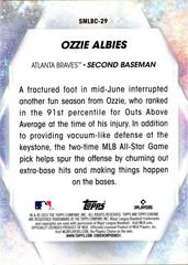 Back | Ozzie Albies Baseball Cards 2023 Topps Stars of MLB Chrome