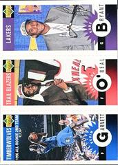 Kobe Bryant/Jermaine O'Neal/Kevin Garnett Basketball Cards 1996 Collector's Choice Mini Prices