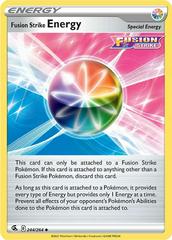 Fusion Strike Energy #244 Pokemon Fusion Strike Prices