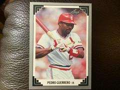 Pedro Guerrero #204 Baseball Cards 1991 Leaf Prices