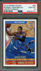 Russell Westbrook [Artist's Proof] #68 Basketball Cards 2013 Panini Hoops Prices