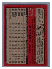 Back | Jim Kern Baseball Cards 1982 Coca Cola