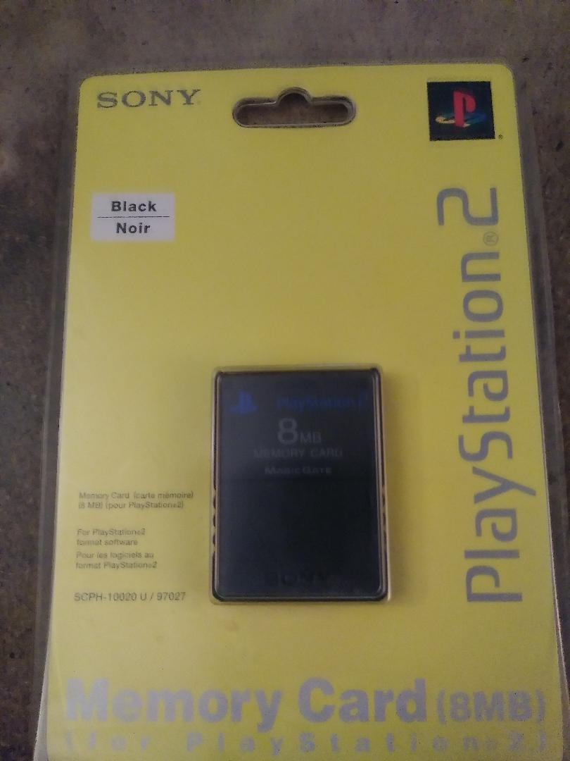 8MB Memory Card New Item, Box, and Manual Playstation 2