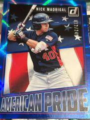 Nick Madrigal [blue] #AP3 Baseball Cards 2018 Panini Donruss American Pride Prices