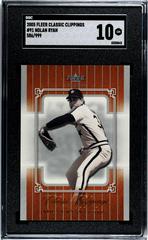 Nolan Ryan #91 Baseball Cards 2005 Fleer Classic Clippings Prices