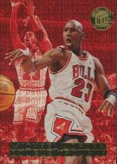 Michael Jordan [Gold Medallion] #3 Basketball Cards 1995 Ultra Double Trouble Prices