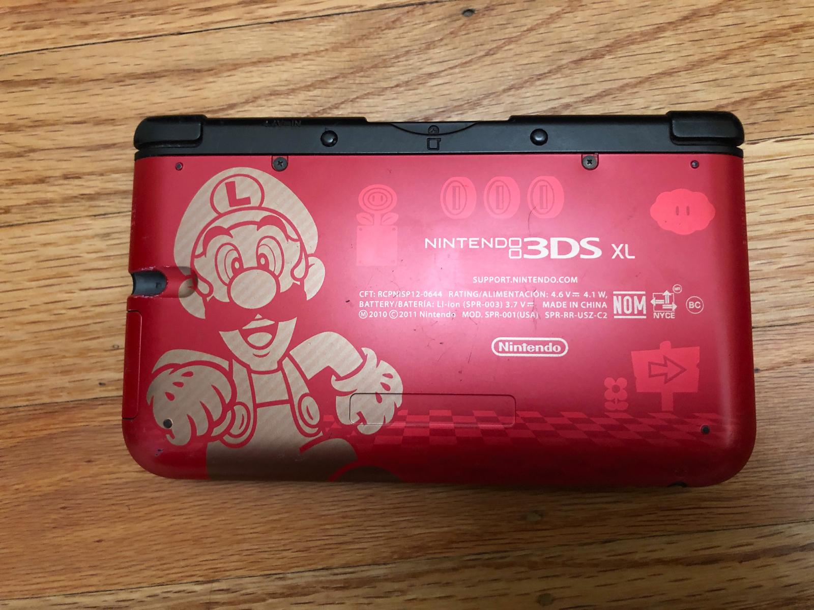 Nintendo 3ds Xl Super Mario Bros 2 In Red