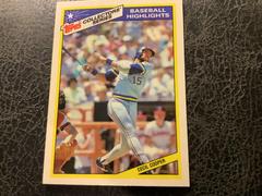 Cecil Cooper #2 Baseball Cards 1987 Topps Woolworth Highlights Prices
