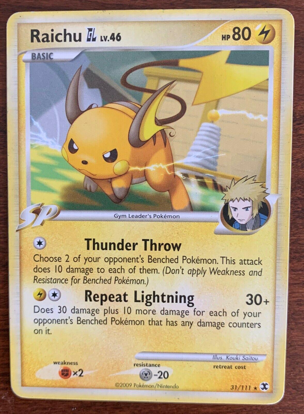 Raichu GL #31 Prices | Pokemon Rising Rivals | Pokemon Cards