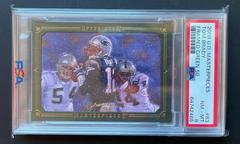 Tom Brady [Framed Green] Football Cards 2008 Upper Deck Masterpieces Prices