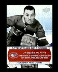 Jacques Plante #246 Hockey Cards 2008 Upper Deck Montreal Canadiens Centennial Prices