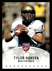 Tyler Hansen Football Cards 2012 Leaf Young Stars Prices