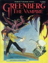 Greenberg the Vampire Comic Books Marvel Graphic Novel Prices