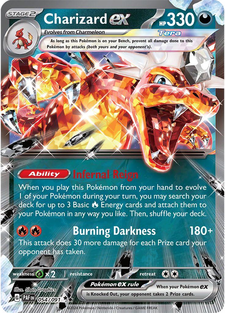 Charizard ex [Holo] #54 Pokemon Paldean Fates