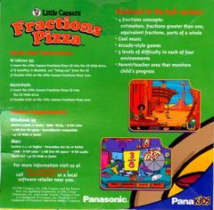 Back Cover | Little Caesars Fractions Pizza PC Games