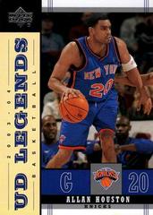 Allan Houston #57 Basketball Cards 2003 Upper Deck Legends Prices