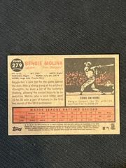 Back | Bengie Molina [Birthday Listed As July 20, 1994] Baseball Cards 2011 Topps Heritage