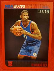 Joel Embiid [Red] #263 Basketball Cards 2014 Panini Hoops Prices