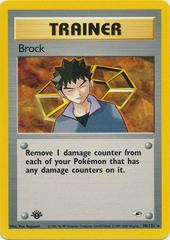 Brock [1st Edition] #98 Prices | Pokemon Gym Heroes | Pokemon Cards