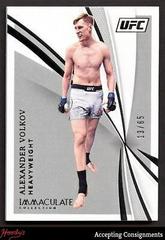 Alexander Volkov Ufc Cards 2021 Panini Immaculate UFC Prices
