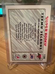 Back | Teemu Sleanne Hockey Cards 1993 Topps Premier