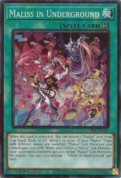 Maliss in Underground CRBR-EN021 YuGiOh Crossover Breakers