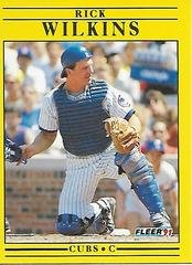 Rick Wilkins Baseball Cards 1991 Fleer Update Prices