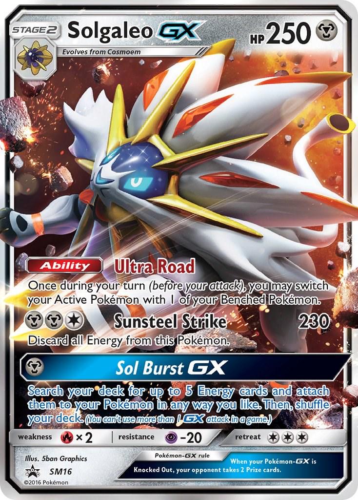 Solgaleo GX #SM16 Pokemon Promo