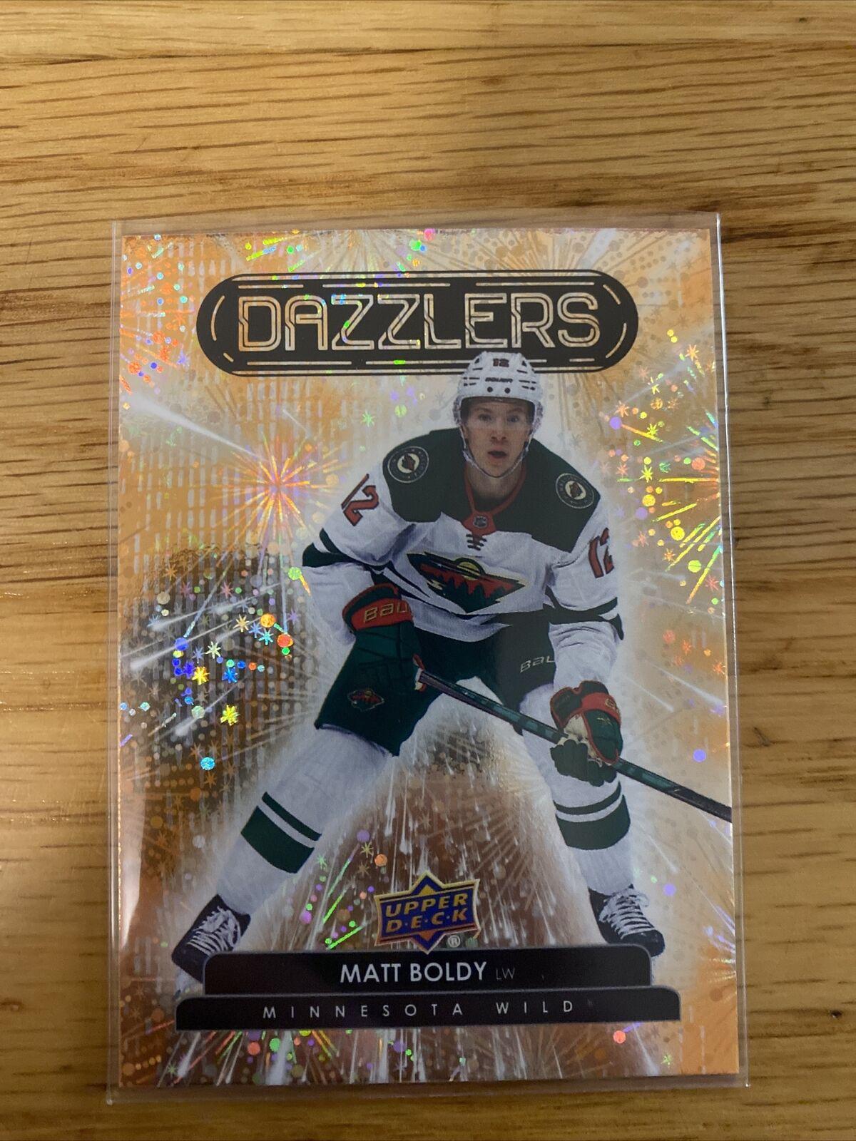 Matt Boldy [Orange] DZ28 Prices [Rookie] 2022 Upper Deck Dazzlers
