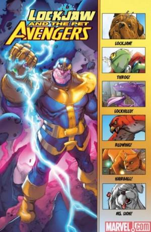 Lockjaw and the Pet Avengers [2nd Print] #1 (2009) Comic Books Lockjaw and the Pet Avengers