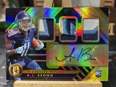 A.J. Brown [Rookie Jersey Autograph Triple] #284 Football Cards 2019 Panini Gold Standard Prices