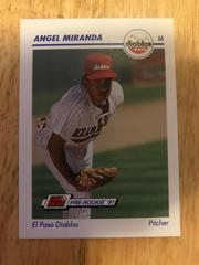 Angel Miranda #193 Baseball Cards 1991 Impel Line Drive Pre Rookie AA Prices
