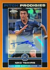Niko Tsakiris [Autograph Orange] #100 Soccer Cards 2023 Topps Chrome MLS Prices