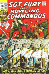 Sgt. Fury and His Howling Commandos #91 (1971) Comic Books Sgt. Fury and His Howling Commandos Prices