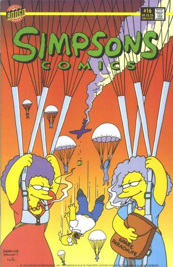 Simpsons Comics #16 (1996) Cover Art