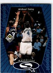 Michael Finley [Blue] #SQ4 Basketball Cards 1998 UD Choice Starquest Prices