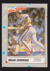 Brian Downing Baseball Cards 1988 Fleer Star Stickers Prices