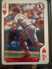 Tom Pagnozzi [4 of Hearts] Baseball Cards 1992 U.S. Playing Card All Stars Prices
