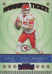 Patrick Mahomes II [Ruby] Football Cards 2020 Panini Contenders Winning Ticket Prices