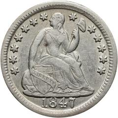 1847 [PROOF] Coins Seated Liberty Half Dime Prices